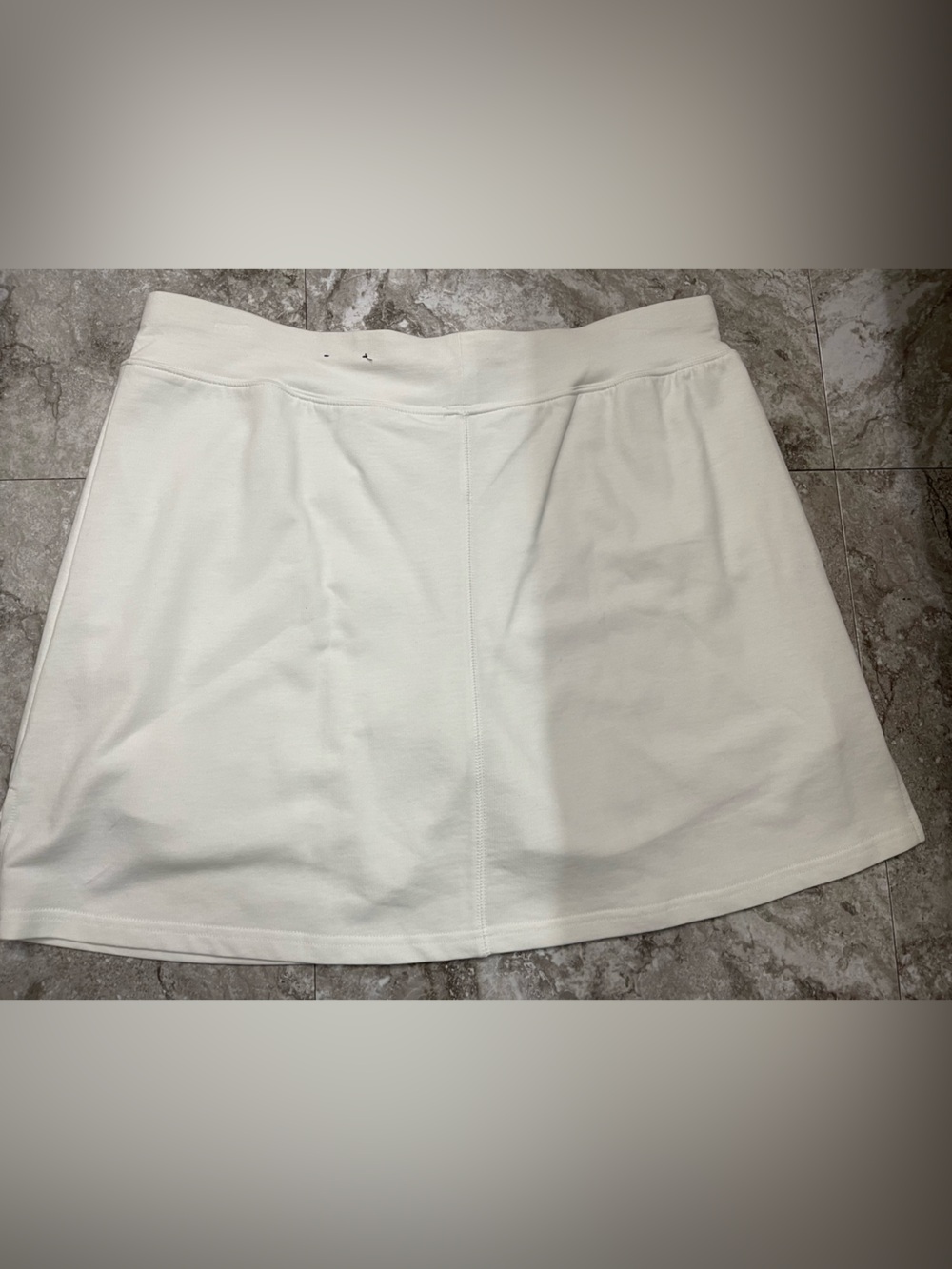Plus Size White Elastic Drawstring Skorts Size 18/20